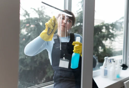 Nettoyage de vitres intérieures et extérieures à Ménilles